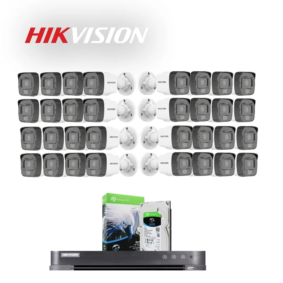 Combo CCTV 32 cámaras con DVR profesional
