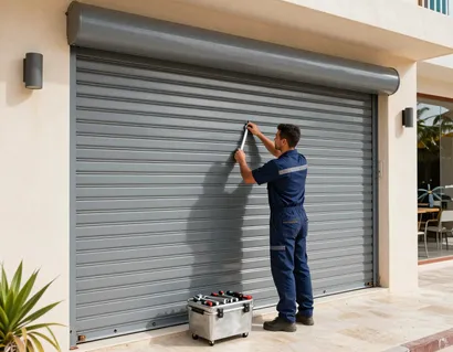 Instalación de cortinas metálicas de duela para negocios