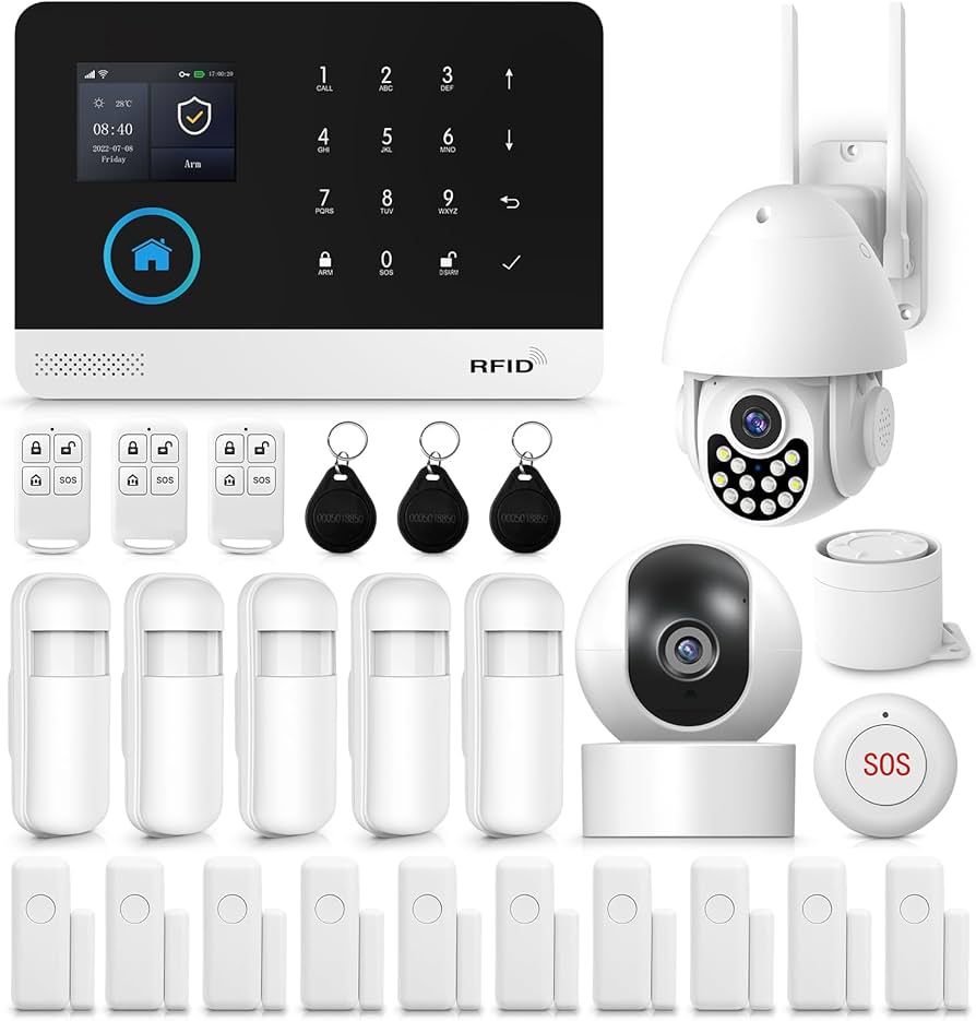Cámaras y sensores inteligentes para seguridad residencial