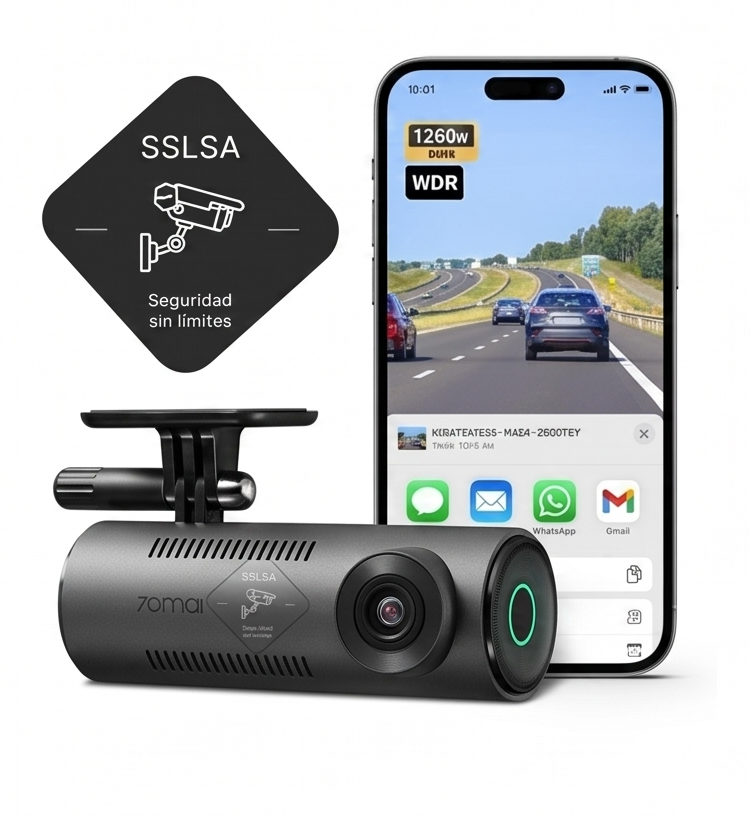 Comprar 70mai DashCam M300 en SSLSA Guatemala