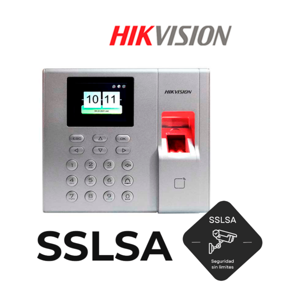 Comprar Terminal de Control de Acceso HIKVISION en SSLSA Guatemala