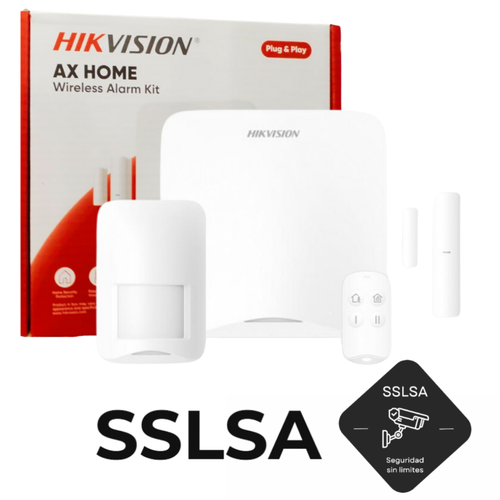 Comprar Kit de Alarma WiFi AX Home Hikvision DS-PA201P-Kit-16WB | Seguridad Inteligente en SSLSA Guatemala